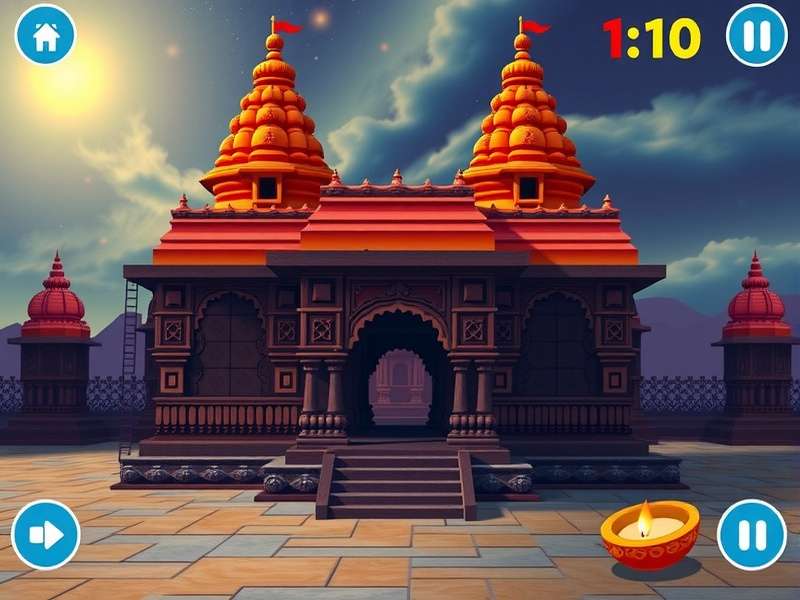 Khajuraho Temple Puzzle Game Screenshot